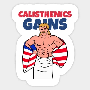 CALISTHENICS GAINS Sticker